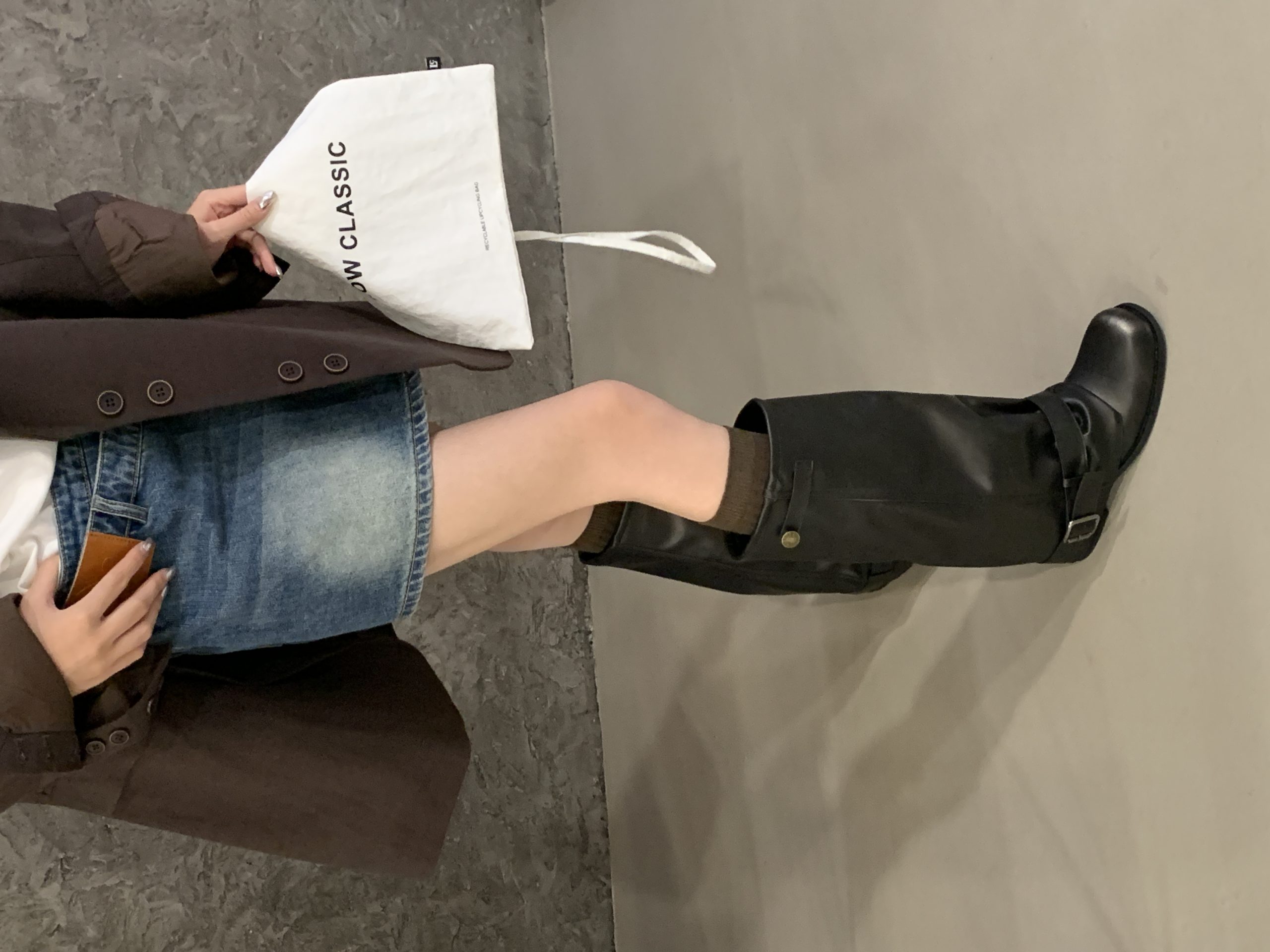 2025 New Western Cowboy Boots for Women Pleated Stacked Round Toe Vintage Low Heel Riding Boots - Image 2